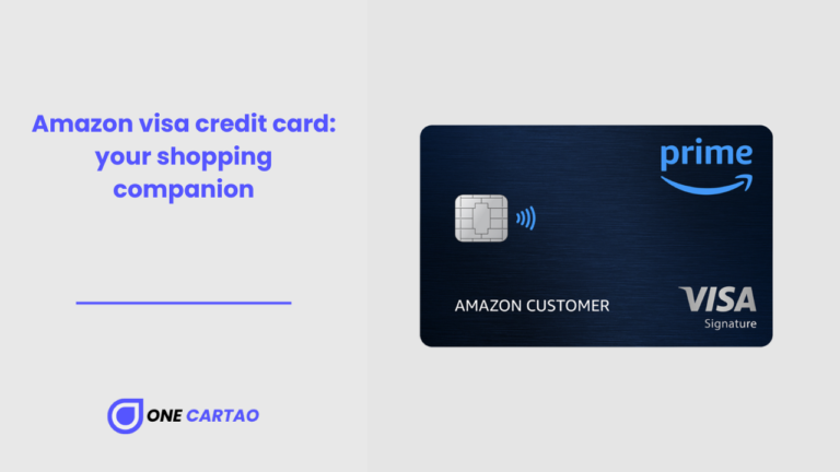 Amazon visa credit card your shopping companion