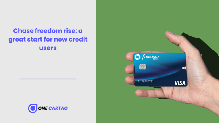 Chase freedom rise a great start for new credit users