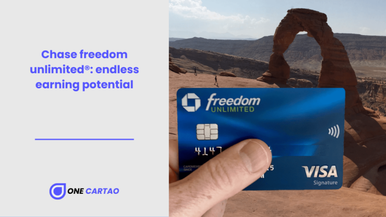 Chase freedom unlimited® endless earning potential