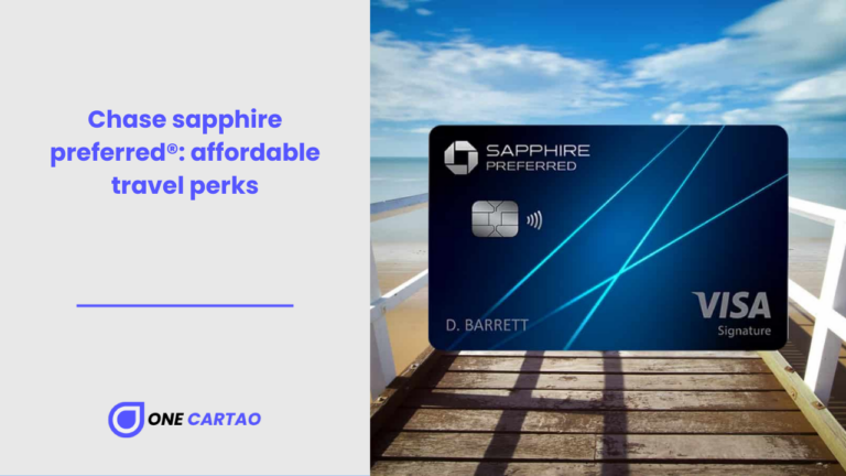 Chase sapphire preferred® affordable travel perks