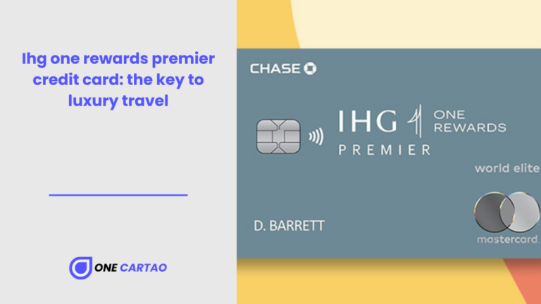 Ihg one rewards premier credit card the key to luxury travel