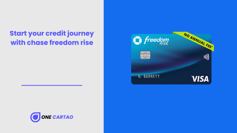 Start your credit journey with chase freedom rise