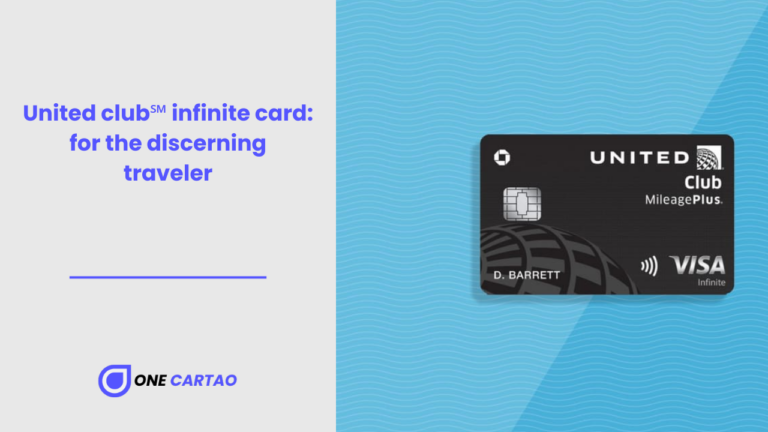 United club℠ infinite card for the discerning traveler