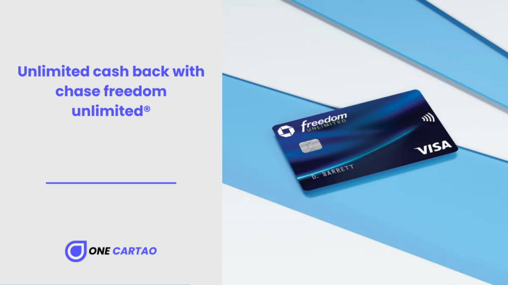 Unlimited cash back with chase freedom unlimited®