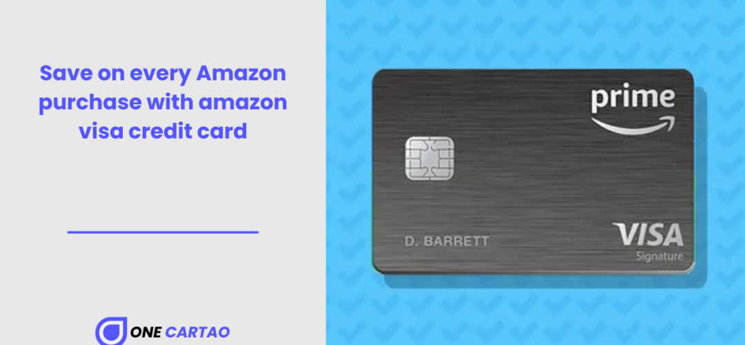 Save on every Amazon purchase with amazon visa credit card