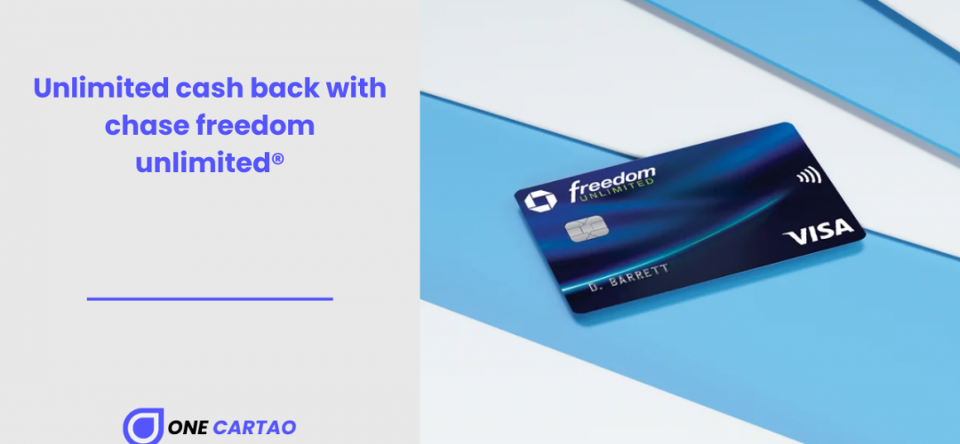 Unlimited cash back with chase freedom unlimited®